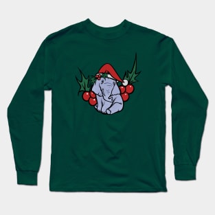 Christmas Elephant Long Sleeve T-Shirt